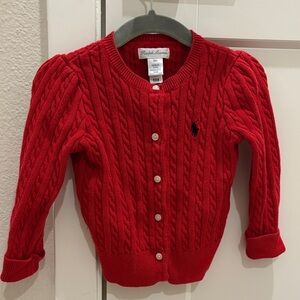 Ralph Lauren Vibrant Red Knit Sweater